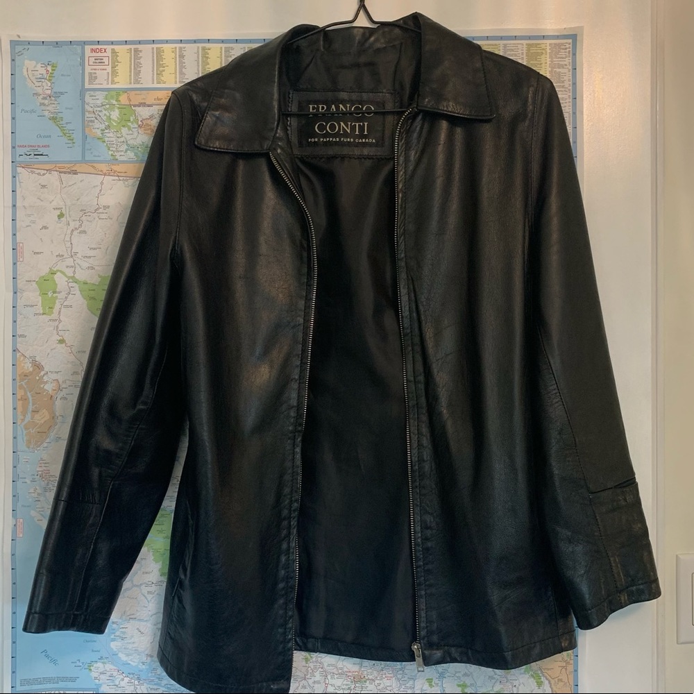 Italian leather jacket